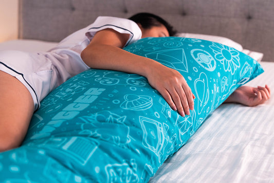 Product image 8 of The Aquamarine Hugger Pillow side sleeper body pillow set