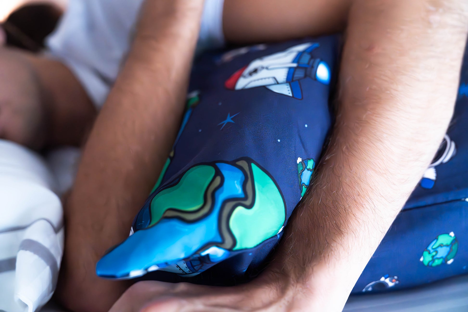 Product image 1 of The Found In Space Hugger Pillow side sleeper body pillow set