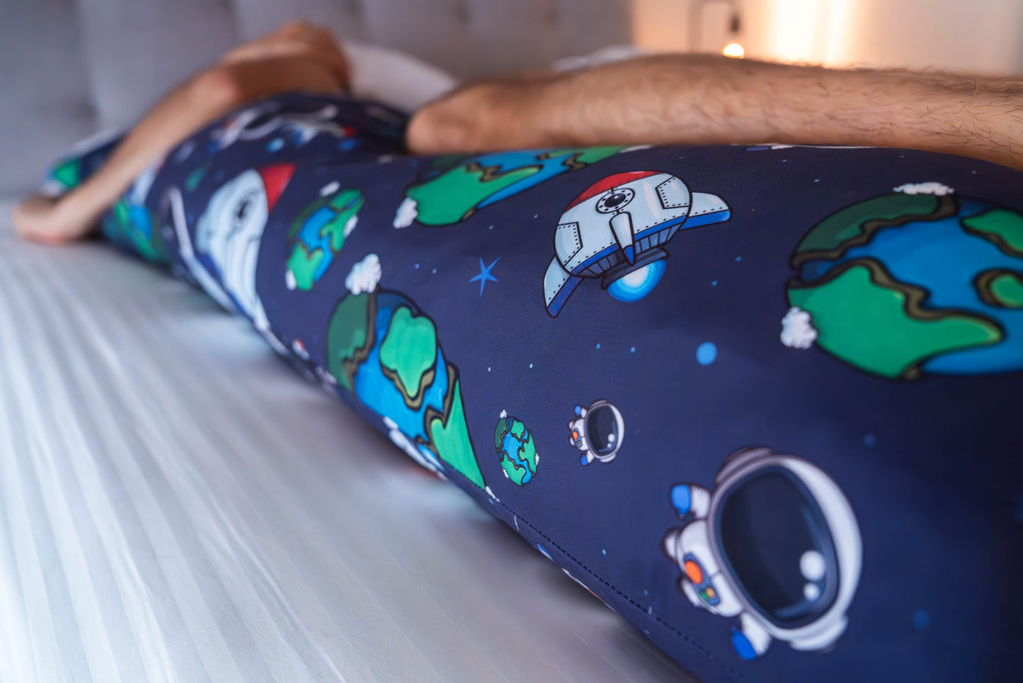 Product image 15 of The Found In Space Hugger Pillow side sleeper body pillow set