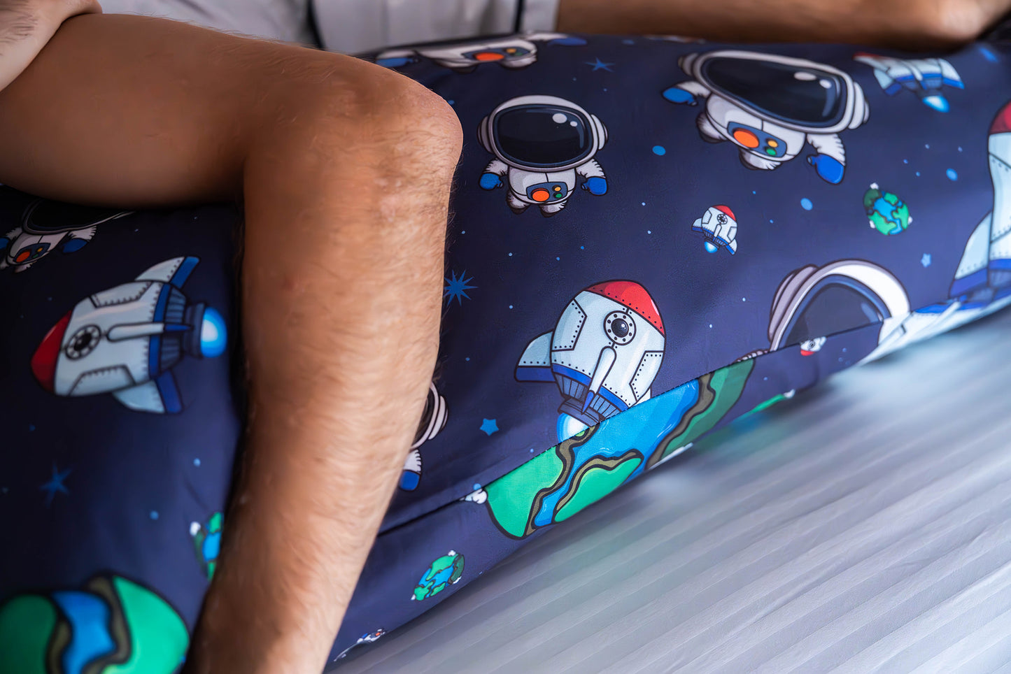 Product image 4 of The Found In Space Hugger Pillow side sleeper body pillow set