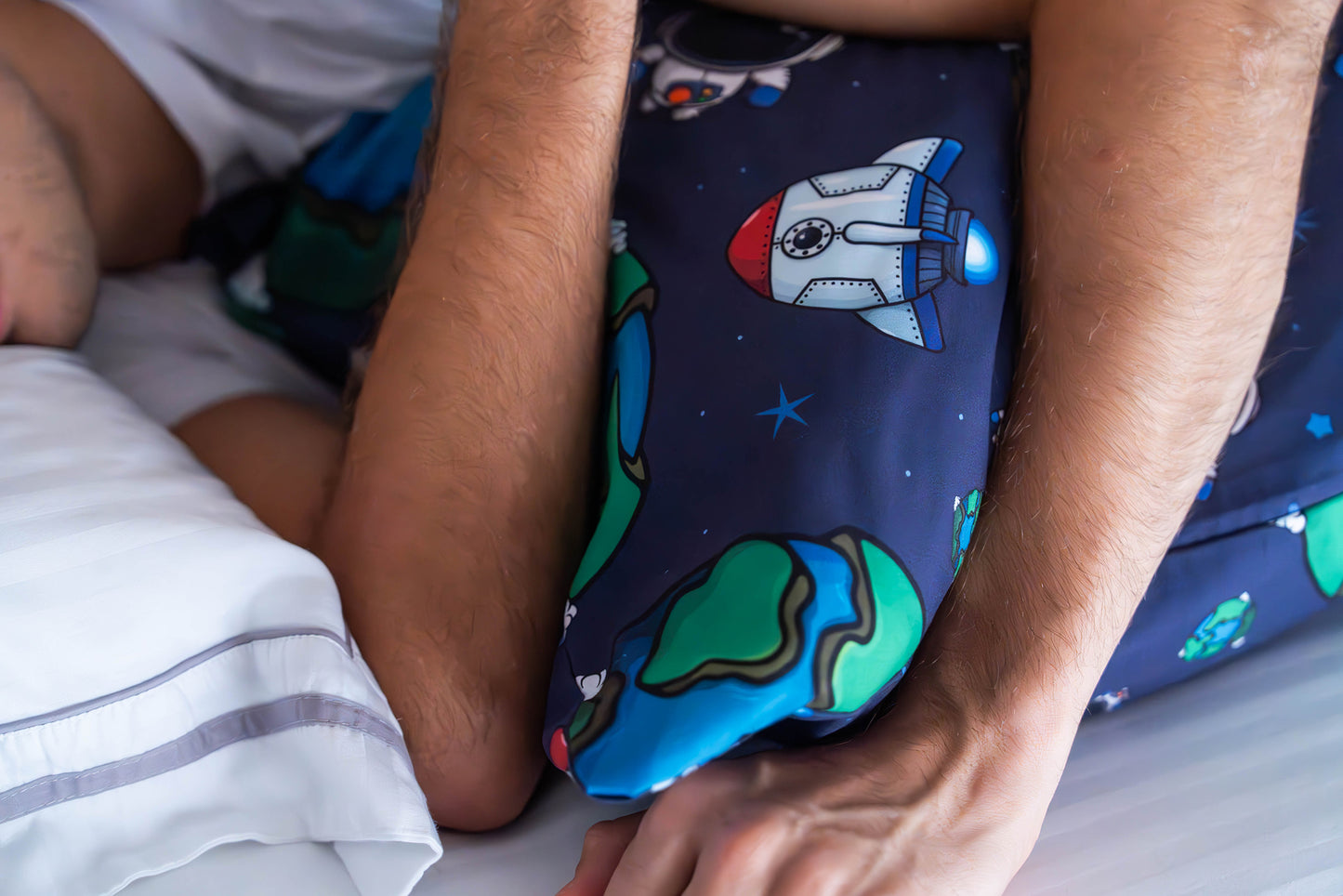 Product image 9 of The Found In Space Hugger Pillow side sleeper body pillow set